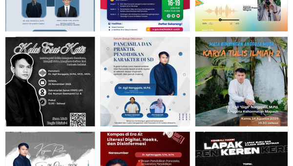Menginspirasi Dunia Akademik! Dr. Agil Nanggala, M.Pd., Dosen PGSD UPI Kampus Cibiru, Diundang 27 Kali sebagai Pembicara Nasional Sepanjang 2025