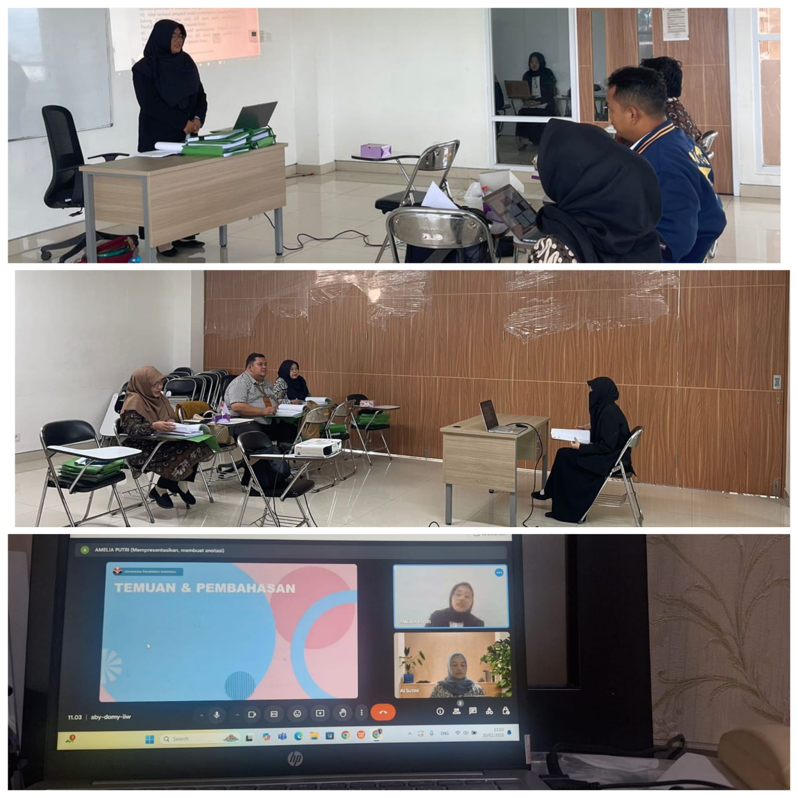 Foto Ujian Sidang S1