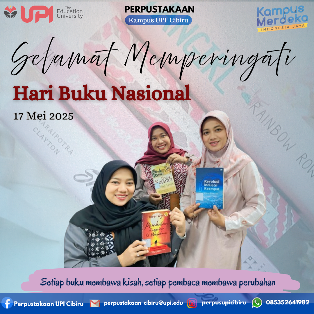 SELAMAT HARI BUKU NASIONAL 17 MEI 2025