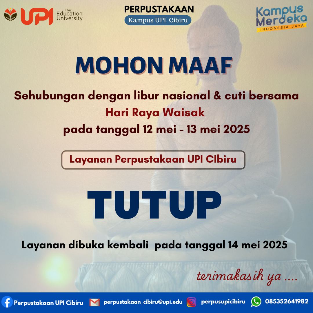INFORMASI TUTUP LAYANAN PERPUSTAKAAN